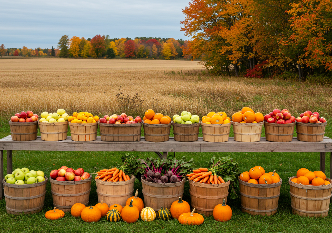 đ Fall Harvest Guide: Whatâs in Season Across Canada (and How Farmers Can Make the Most of It)