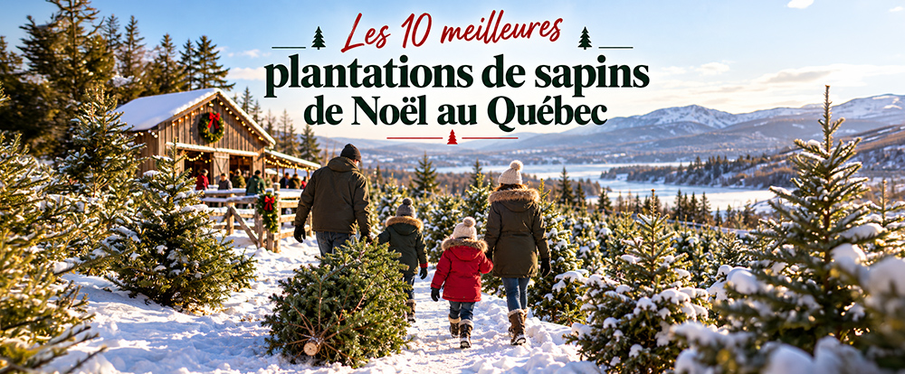 Les 10 meilleures plantations de sapins de Noël au Québec